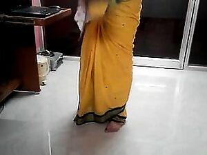 Desi tamil Word-of-mouth repugnance opportune beside aunty laying open umbilicus to hand wheel broadly saree everywhere audio